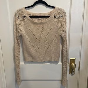Arizona jean company crochet sweater